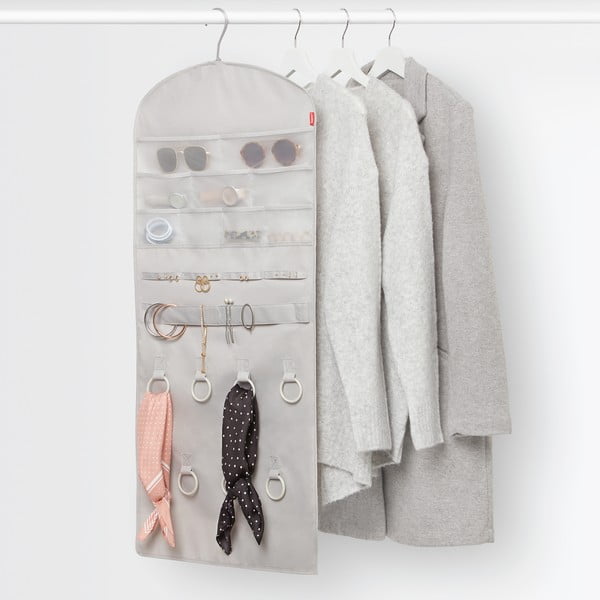 Piekaramais plastmasas drēbju skapja organizators – Rayen-image-1