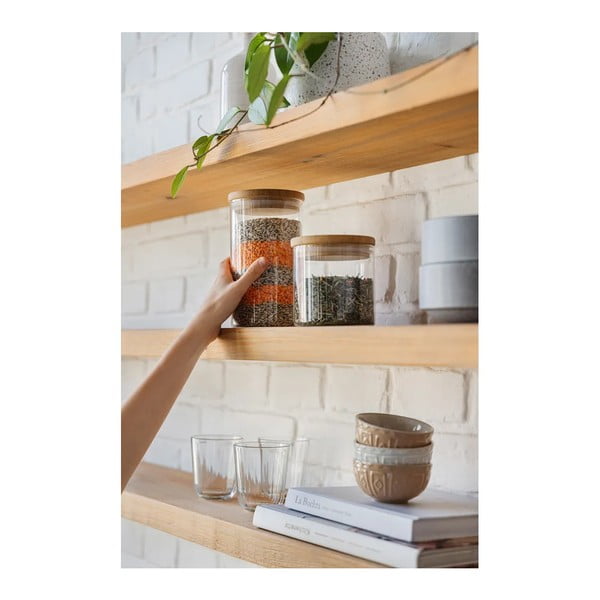 Stikla kastes (2 gab.) pārtikai – Bonami Essentials-image-1