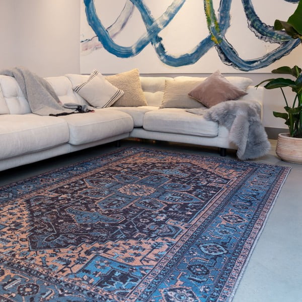 Zils paklājs 230x160 cm Kaya – Asiatic Carpets-image-1