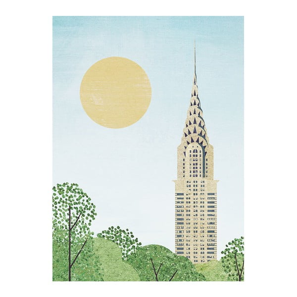 Plakāts 30x40 cm Chrysler Building – Travelposter