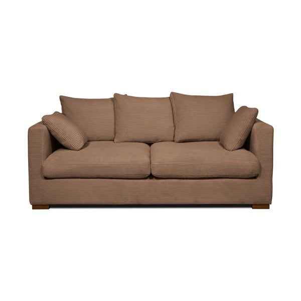 Gaiši brūns velveta dīvāns 175 cm Comfy – Scandic