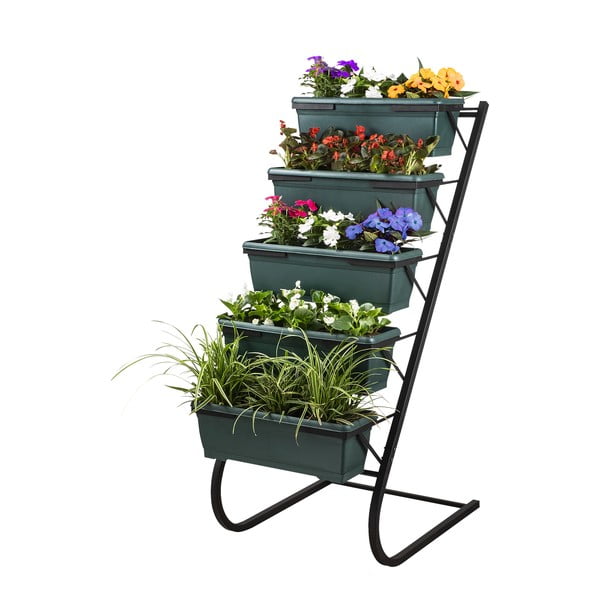 Metāla puķu podu statīvs (augstums 130 cm) – Floriane Garden-image-2