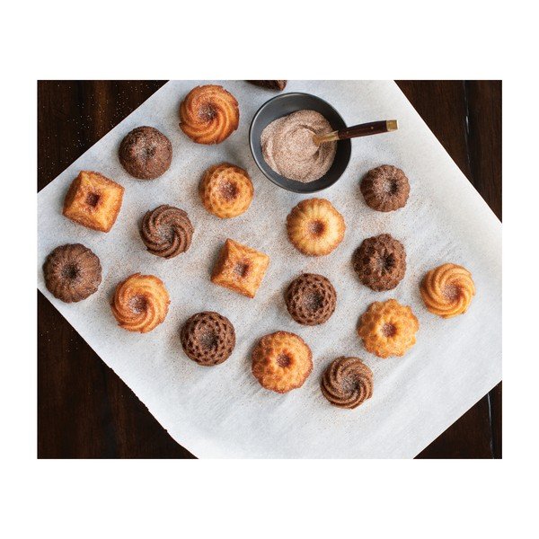 Mini kēksu veidne 12 mini kēksiņiem, zelta krāsā Nordic Ware Minimix, 280 ml-image-3