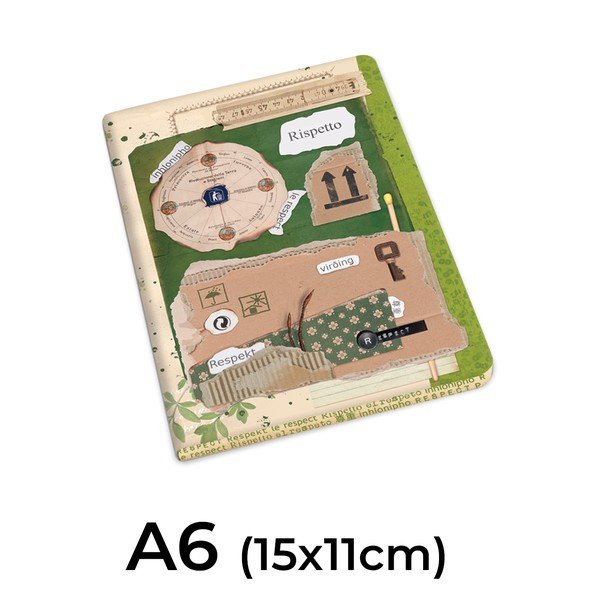 A6 izmēra klades 192 lpp. (2 gab.) Rispetto – Kartos-image-2