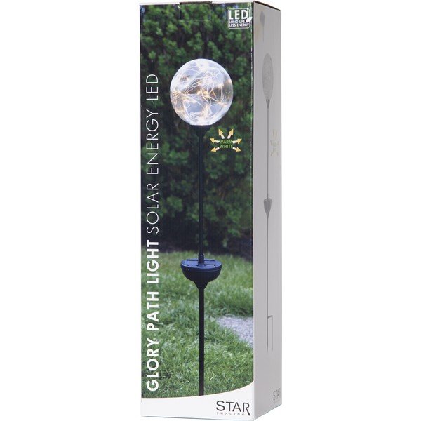 LED lampa ar saules baterijām Star Trading Glory, ø 12 cm-image-4