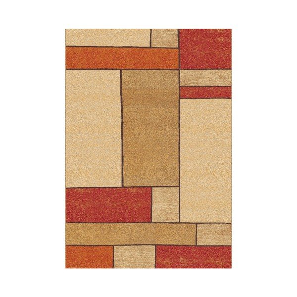 Oranžs paklājs Universal Squaro, 133 x 190 cm