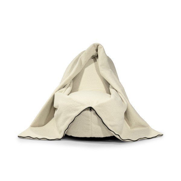 Brūns bērnu sēžammaiss no buklē auduma Cocoon 100 – SLOWDOWN-image-3