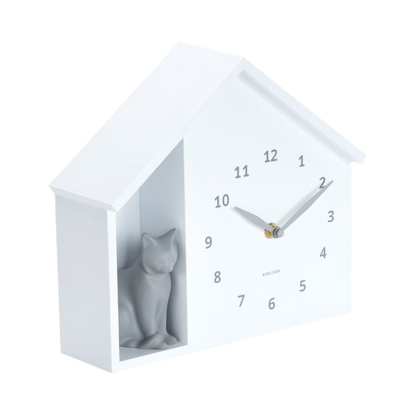 Sienas pulkstenis Sitting Cat – Karlsson-image-1