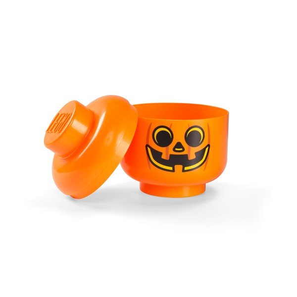 Oranža uzglabāšanas kaste LEGO® Pumpkin Head L-image-2