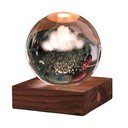 Tumši brūns gaismas dekors ar USB Amber – Gingko