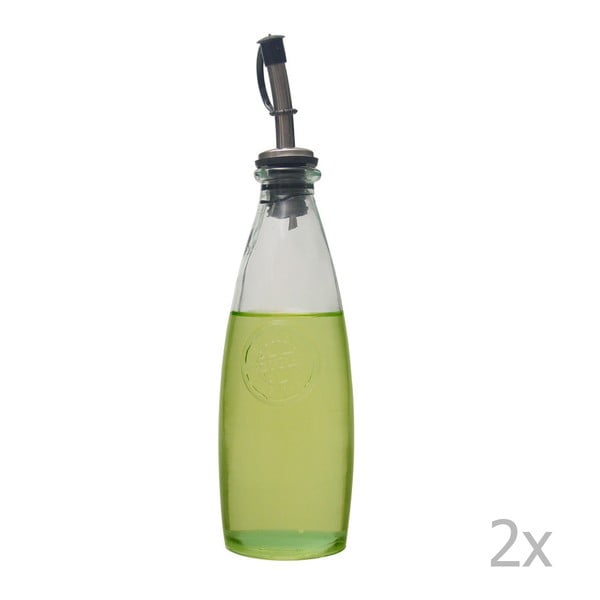 Eļļas un etiķa trauku komplekts  (2 gab.) Authentic – Ego Dekor-image-2