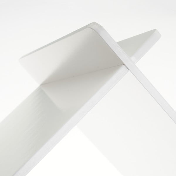 Balts bērnu grāmatu plaukts 79x131 cm – Casa Selección-image-1