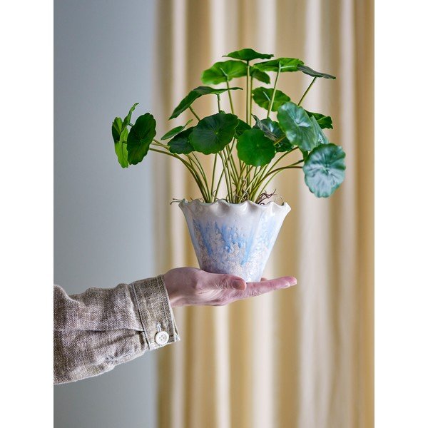 Akmensmasas puķu poda apvalks ø 14 cm Bertha – Bloomingville-image-1