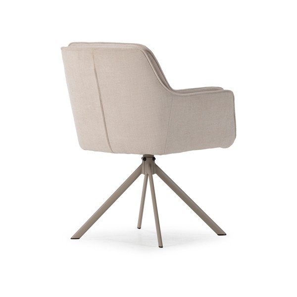 Bēši polsterēti ēdamistabas krēsli (2 gab.) Keiko – Marckeric-image-4