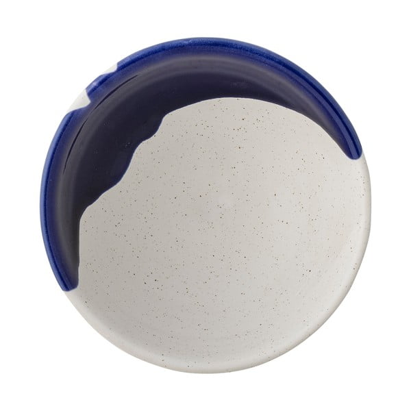 Balta/zila māla bļodiņa 400 ml Okayama – Bloomingville-image-3