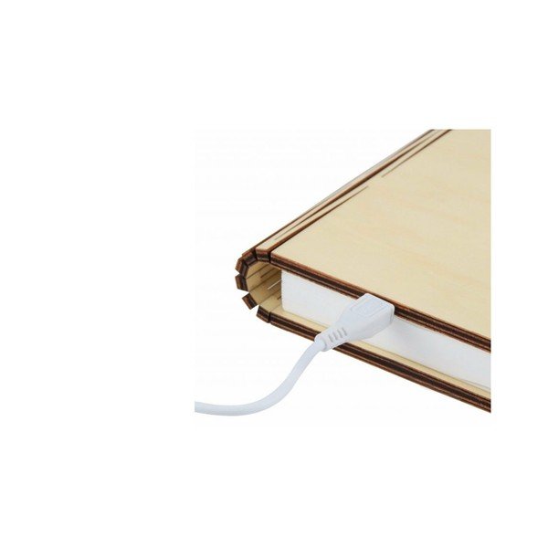 Dabīga toņa gaismas dekors ar USB Booklight – Gingko-image-4