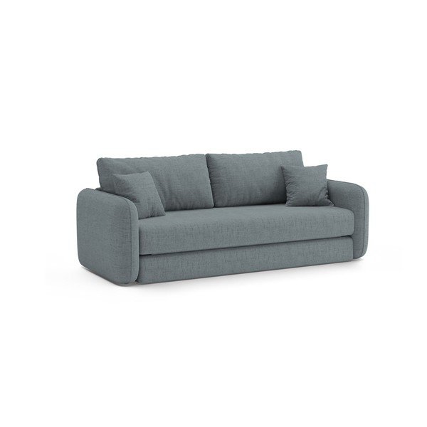 Gaiši zils salokāms dīvāns 225 cm – Micadoni -image-3