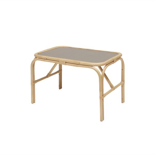 Rotangpalmas bērnu galds 70x48 cm Nana – OYOY Mini