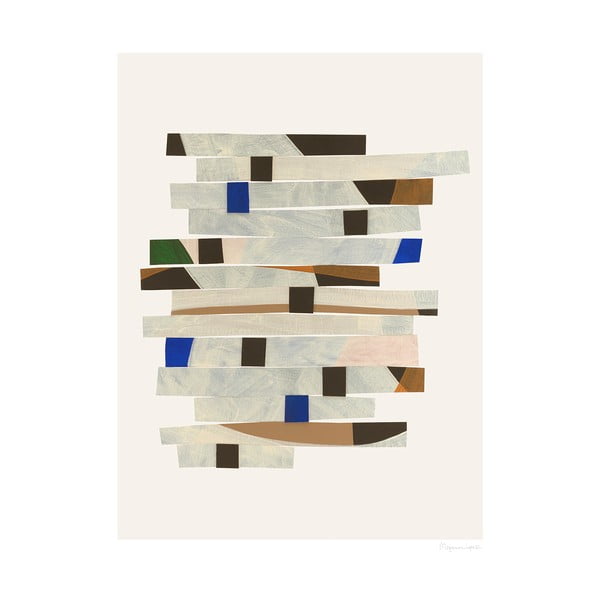 Plakāts 50x70 cm Cut up Stripes – Berit Mogensen Lopez – The Poster Club