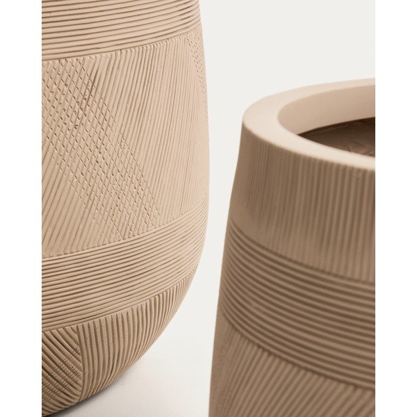 Betona puķu poda apvalki (2 gab.) ø 50 cm Tival – Kave Home-image-4