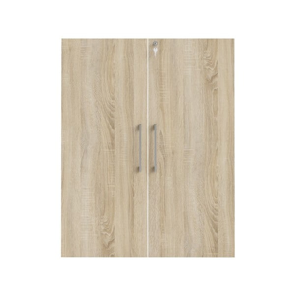 Dabīga toņa durvis moduļu plauktu sistēmai ar ozolkoka imitāciju 84x105 cm Prima – Tvilum-image-2