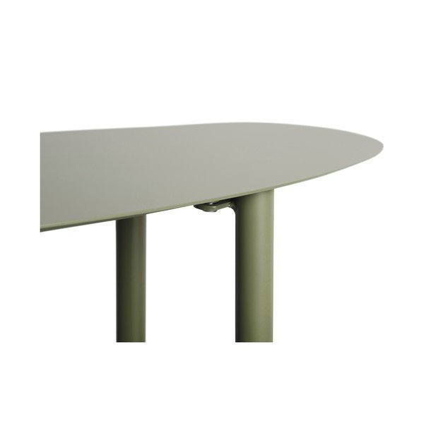 Zaļš metāla konsoles galds 28x90 cm Riqueza – Leitmotiv-image-4