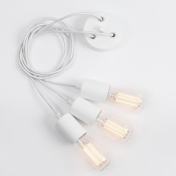 Balta trīsviru griestu lampa Sotto Luce Cero Basic-image-4