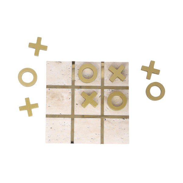 Akmens mazs dekors Tic Tac Toe – PT LIVING-image-2