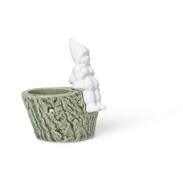 Ziemassvētku svečturis no porcelāna un keramikas Kähler Design, garums 8,5 cm-image-3