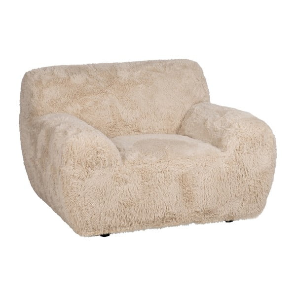 Bēšs atpūtas krēsls Teddy – Ixia