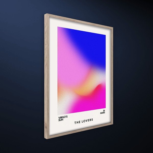 Drukāta glezna ar rāmi 50x70 cm Love Flow – Styler-image-3