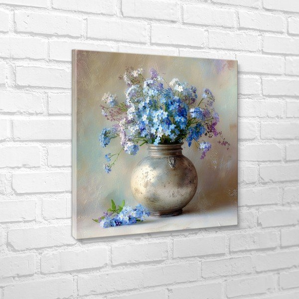 Drukāta glezna uz audekla 32x32 cm Forget-me-not – Styler-image-3