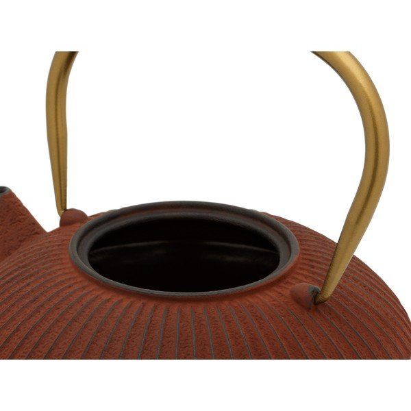 Gaiši sarkana čuguna tējkanna 1,1 l Linhai – Bredemeijer-image-2