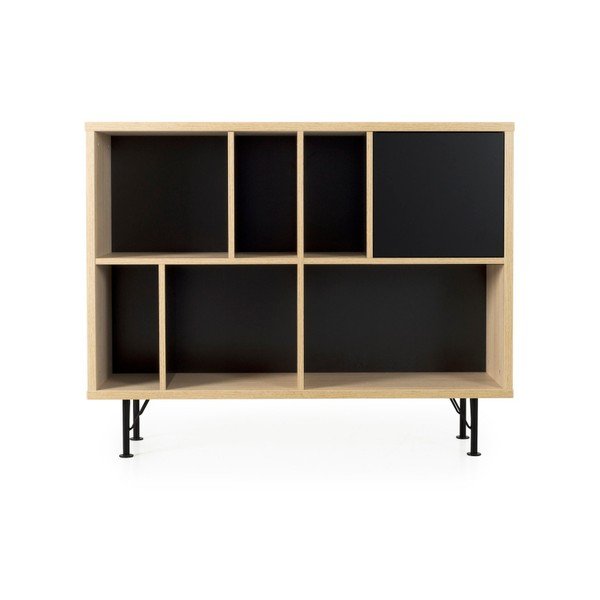 Melns Tenzo Flow plaukts, 97 x 115 cm
