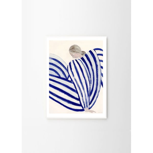 Plakāts 30x40 cm Blue Stripe at Concorde – Sofia Lind – The Poster Club-image-4