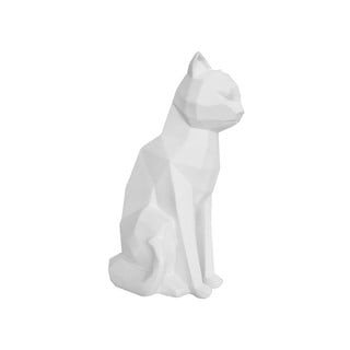 Matēta balta figūriņa PT LIVING Origami Cat, augstums 29,5 cm