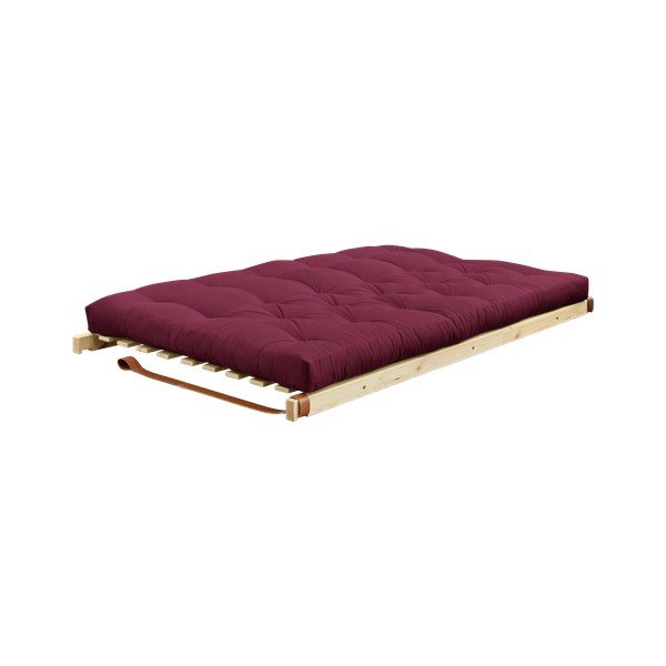 Izvelkamais dīvāns Karup Design Jump Natural Clear/Bordeaux-image-3