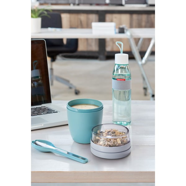 Ceļojuma galda piederumu komplekts ar tirkīzzilu iepakojumu (3 gab.) Mepal Ellipse-image-1