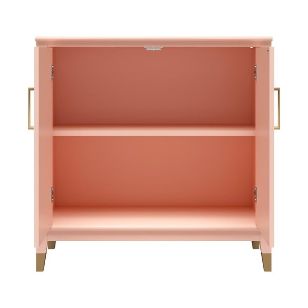 Rozā skapītis 86x85x41 cm Westerleigh – CosmoLiving by Cosmopolitan-image-3