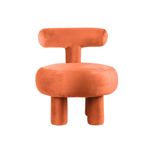 Oranžs samta atpūtas krēsls Abrazo – Leitmotiv-image-2