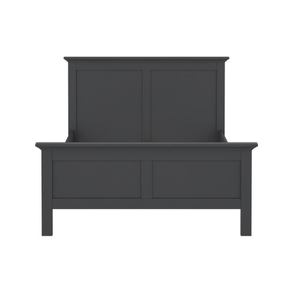 Pelēka divvietīga gulta 140x200 cm Paris – Tvilum-image-2