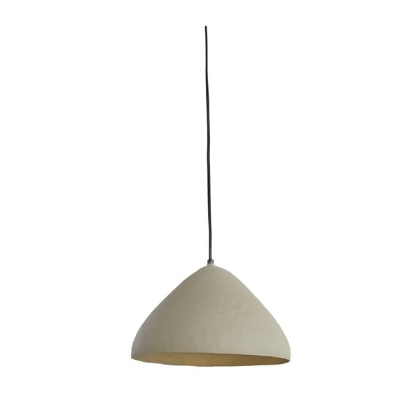 Gaiši pelēka piekaramā lampa ø 32 cm Elimo – Light & Living