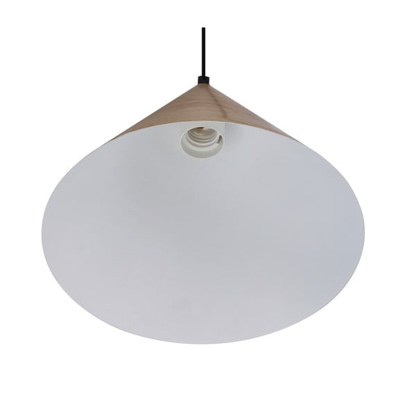 Brūna piekaramā lampa ar stikla abažūru ø 25 cm Dunca – Candellux Lighting-image-3