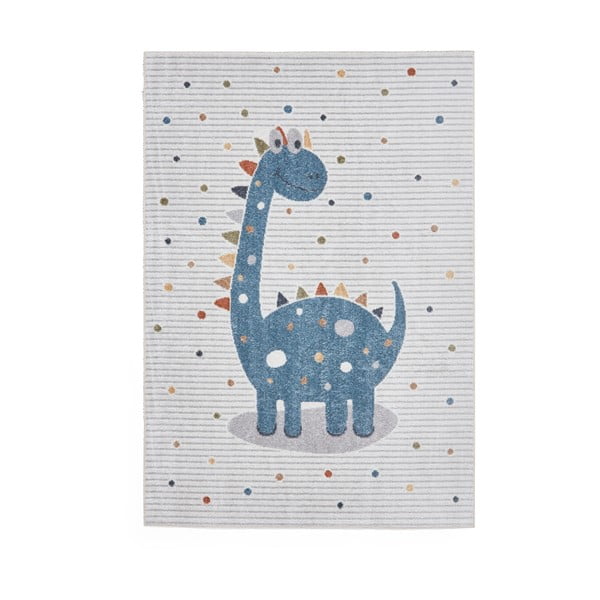 Zils/gaiši pelēks bērnu paklājs 80x150 cm Vida Kids Dinosaur – Think Rugs