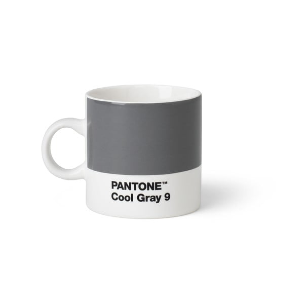 Pelēka krūze Pantone Espresso, 120 ml