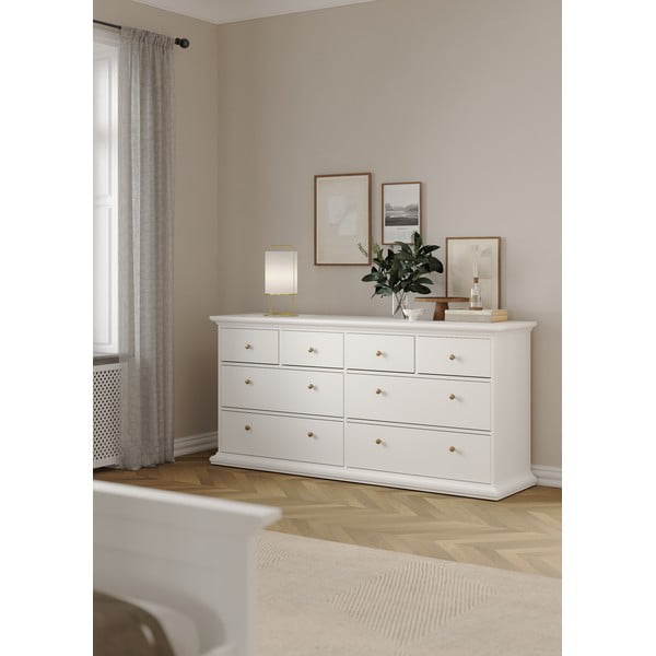 Balta zema kumode 183x87 cm Paris – Tvilum-image-4