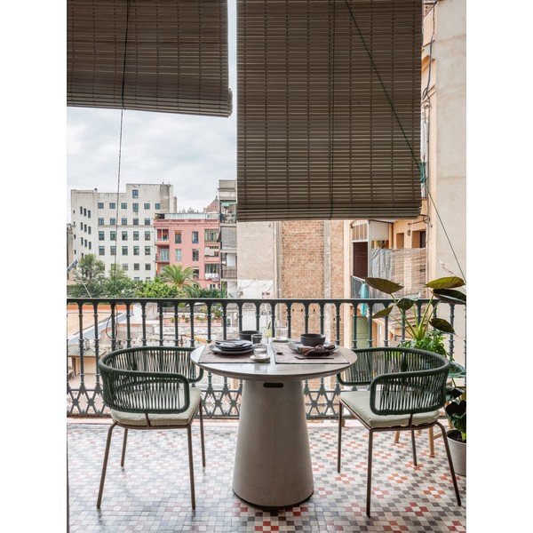 Betona āra ēdamgalds Kave Home Itai, ⌀ 90 cm-image-3