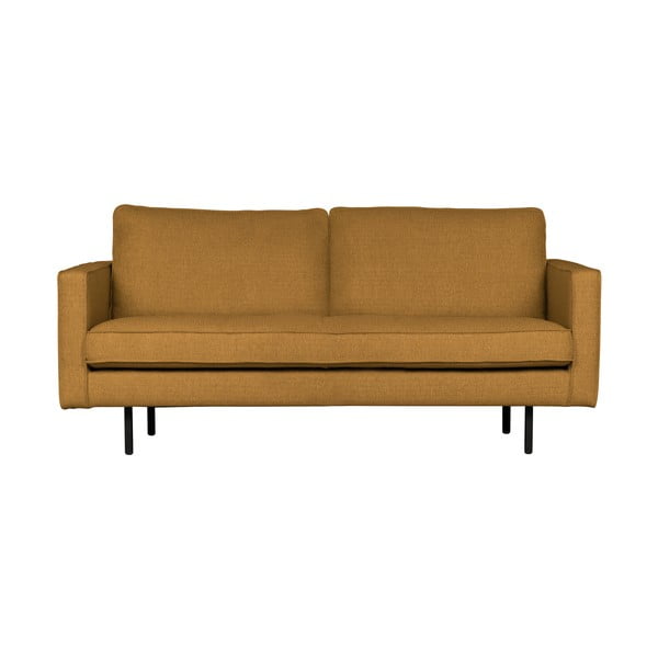 Tumši dzeltens dīvāns BePureHome Rodeo, 190 cm