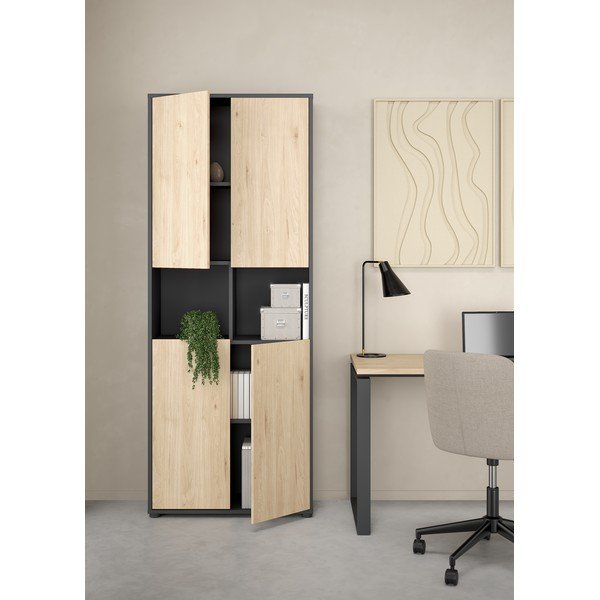 Dabīga toņa papildu durvis ar ozolkoka imitāciju Sign – Tvilum-image-1