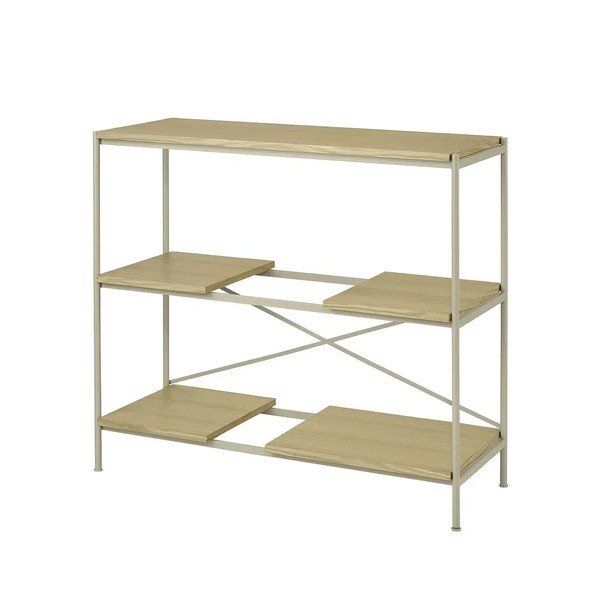 Dabīga toņa plaukts ar ozolkoka imitāciju 105x92x40 cm Sukoya – Blomus-image-2